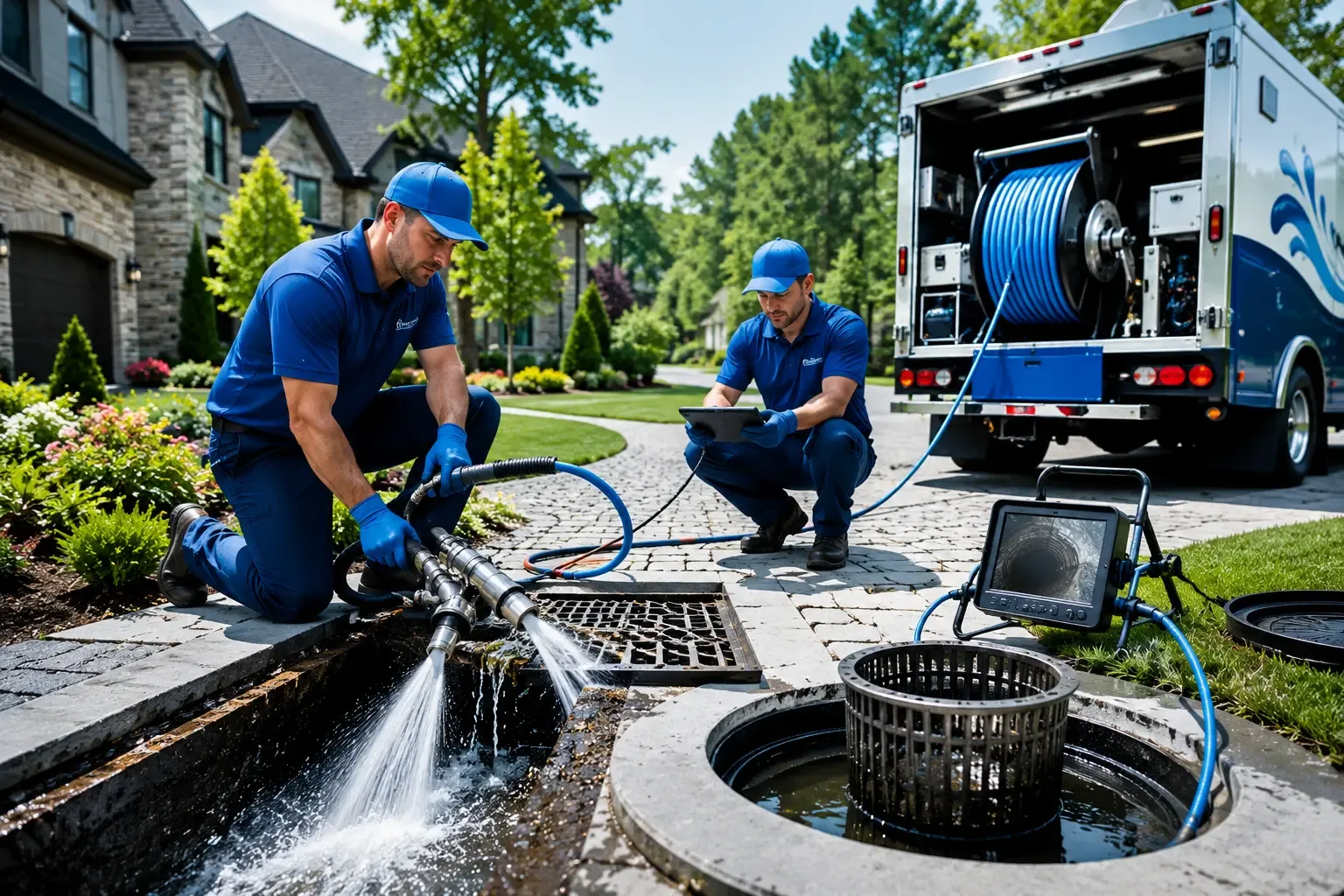 Local outdoor drain cleaning professionals in Farnhamville, IA